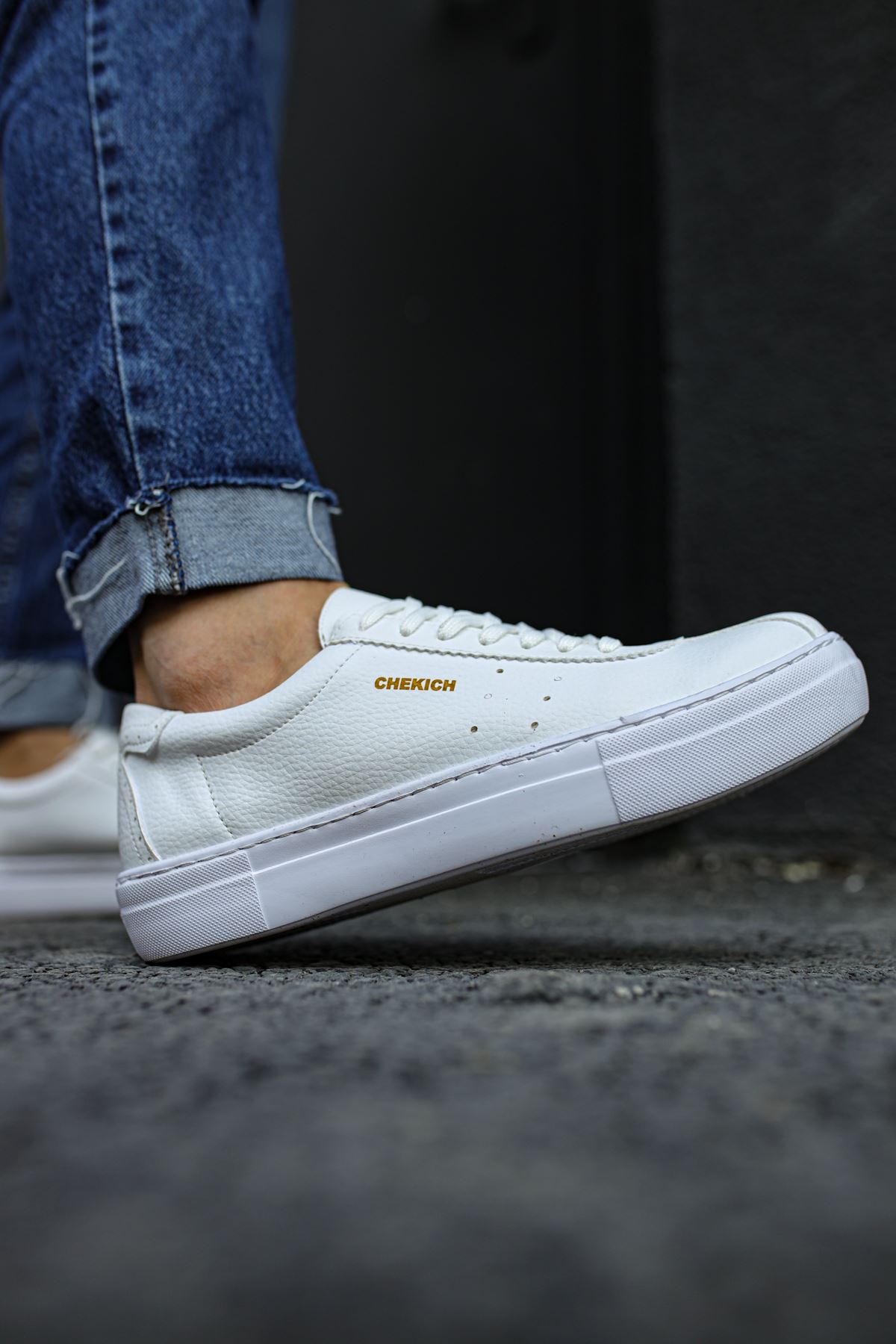 Chekich CH163 Günlük Erkek Ayakkabı Beyaz - Görsel 3