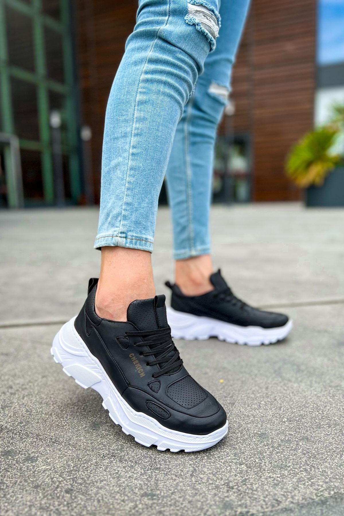 Chekich CH089 Günlük Erkek Ayakkabı Siyah - Görsel 2