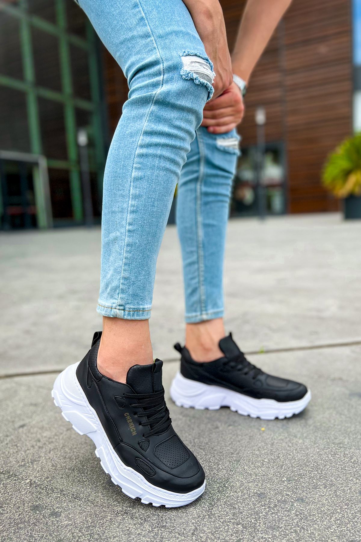 Chekich CH089 Günlük Erkek Ayakkabı Siyah - Görsel 3