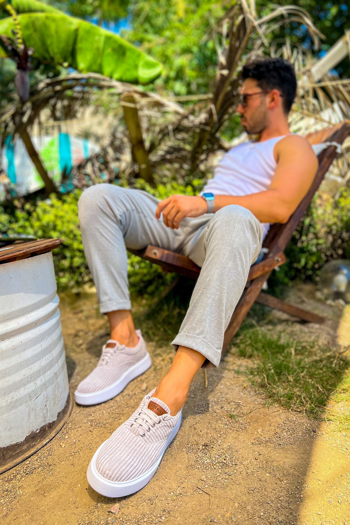 Chekich CH173 Günlük Erkek Ayakkabı Gri - Görsel 3