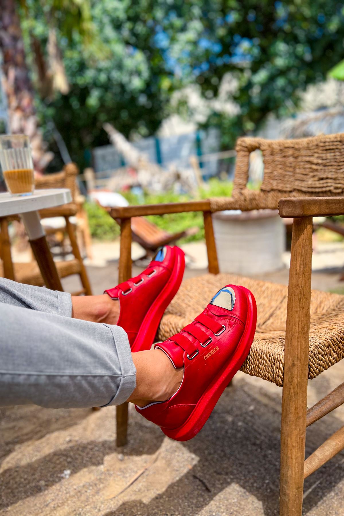 Chekich CH251 Günlük Erkek Ayakkabı Kırmızı - Görsel 3