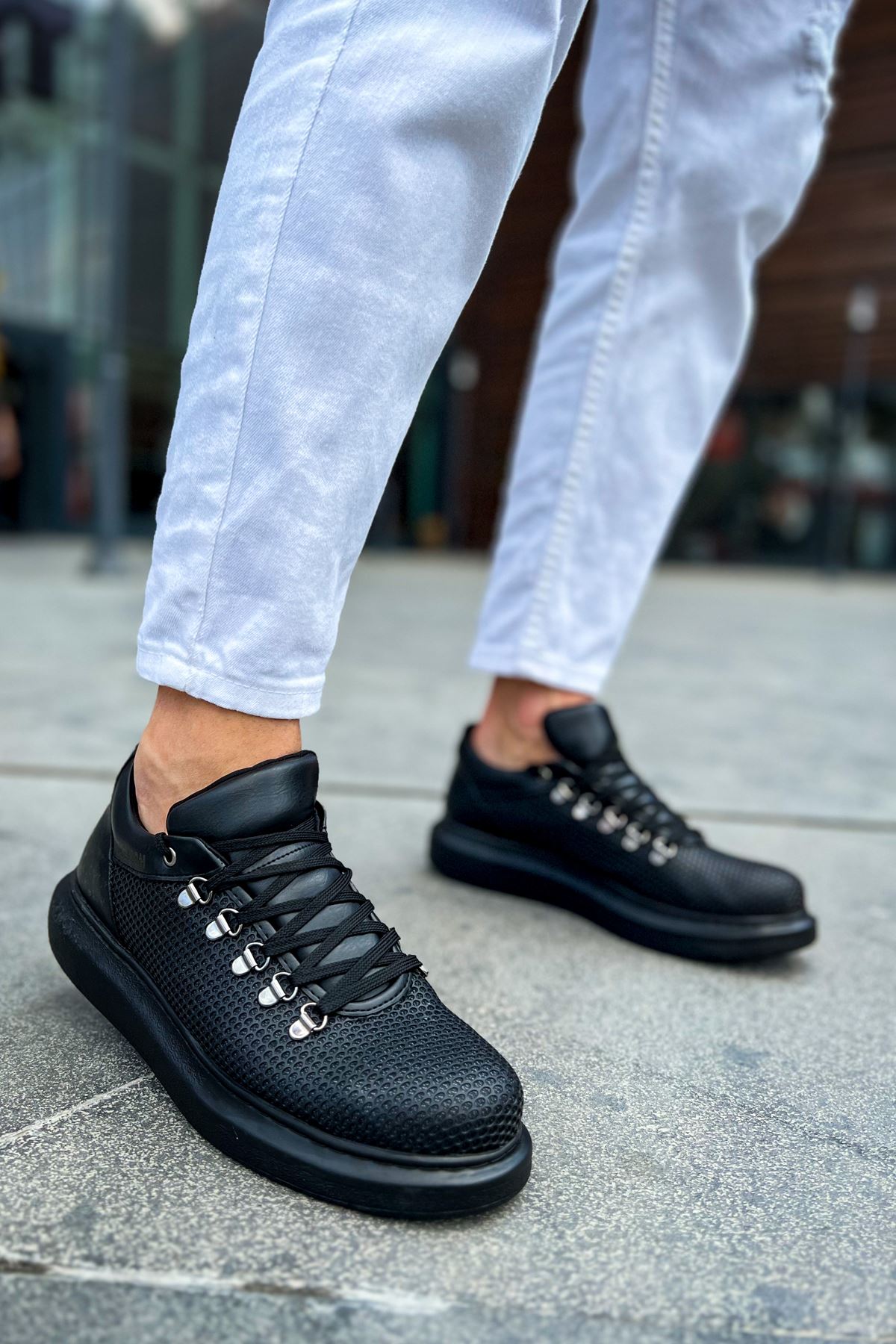 Chekich CH021 Günlük Erkek Ayakkabı Siyah - Görsel 2