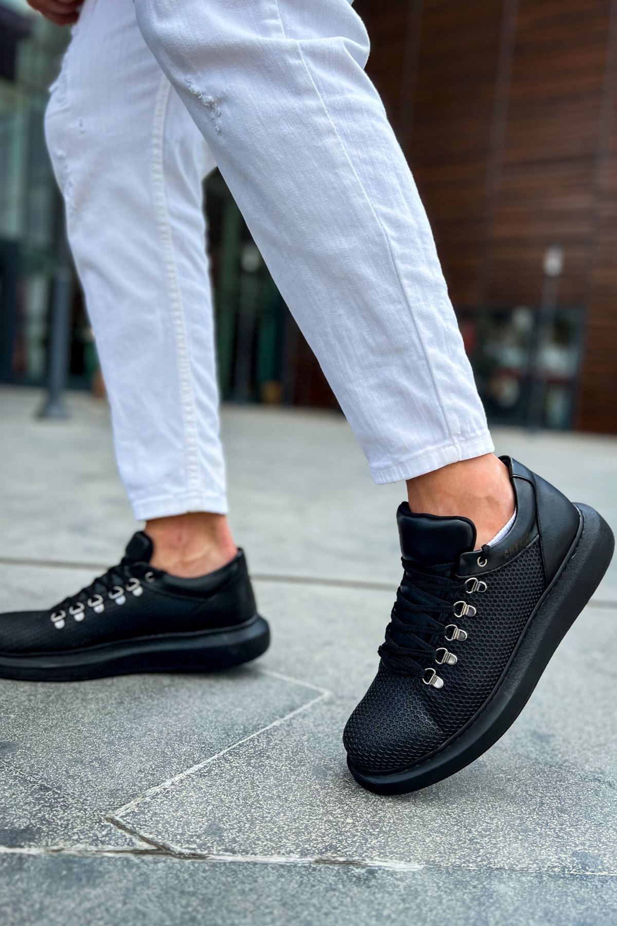 Chekich CH021 Günlük Erkek Ayakkabı Siyah - Görsel 4