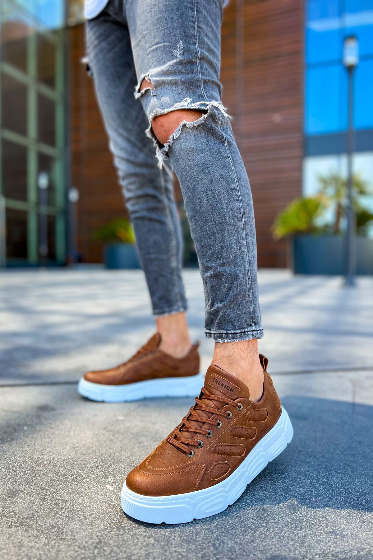 Chekich CH105 Günlük Erkek Ayakkabı Taba - Görsel 3