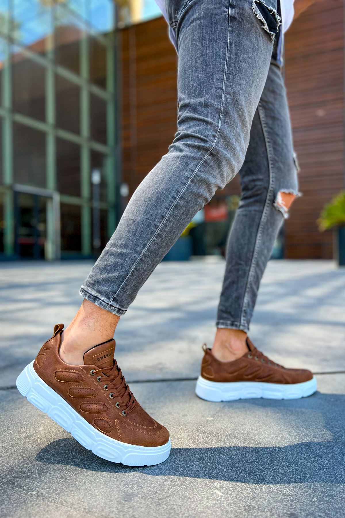 Chekich CH105 Günlük Erkek Ayakkabı Taba - Görsel 4