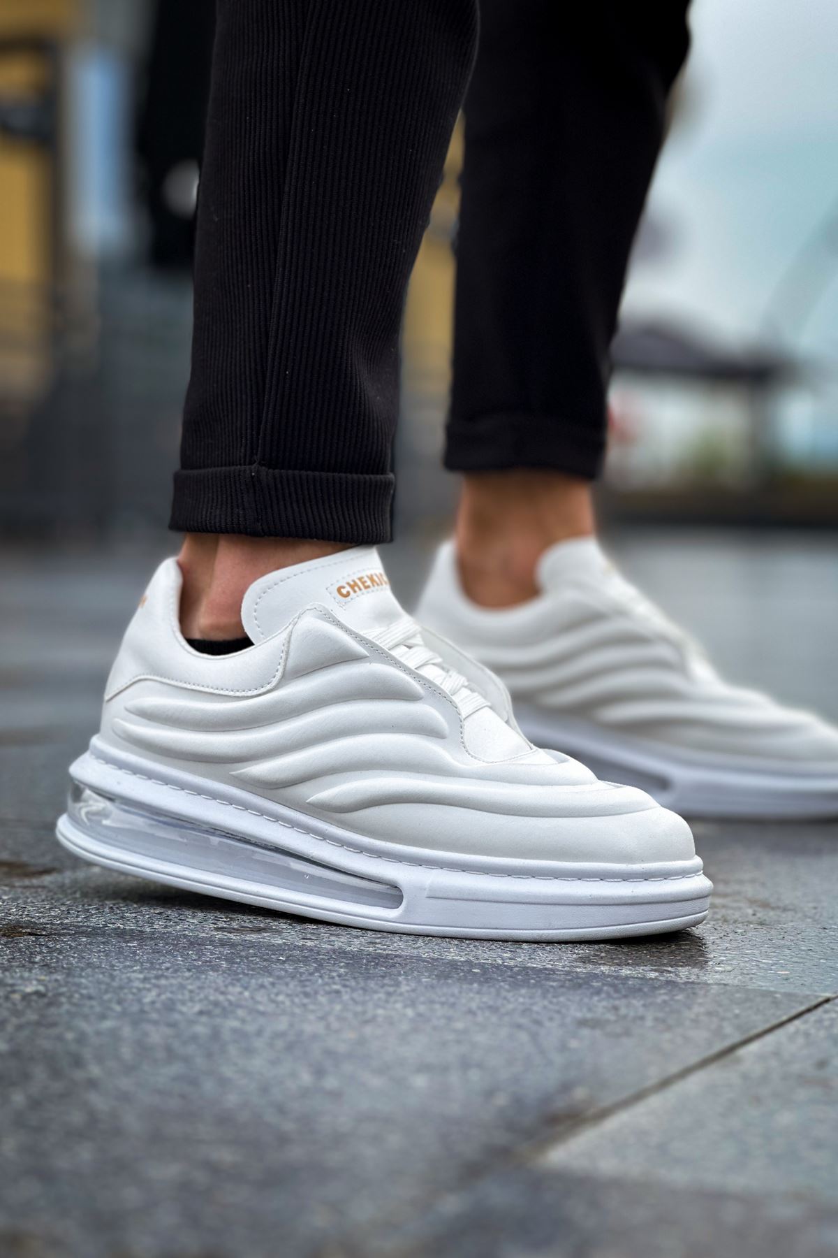 Chekich CH299 Günlük Erkek Ayakkabı Beyaz - Görsel 3