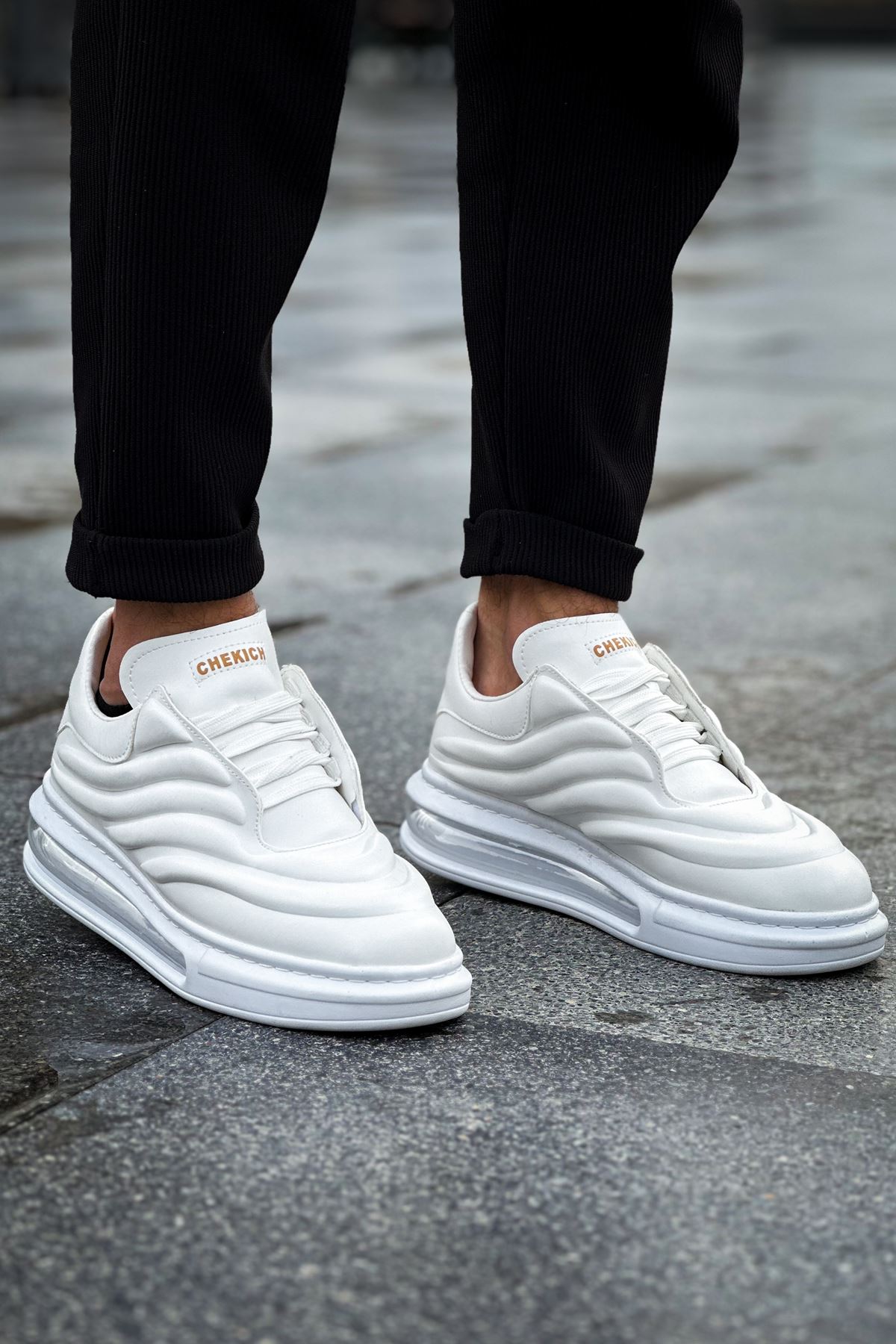 Chekich CH299 Günlük Erkek Ayakkabı Beyaz - Görsel 2