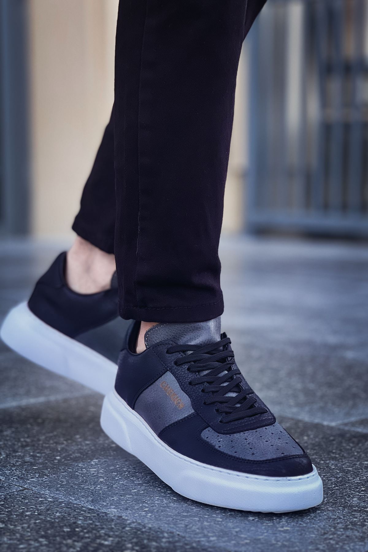 Chekich CH087 Günlük Erkek Ayakkabı SIYAH - Görsel 2