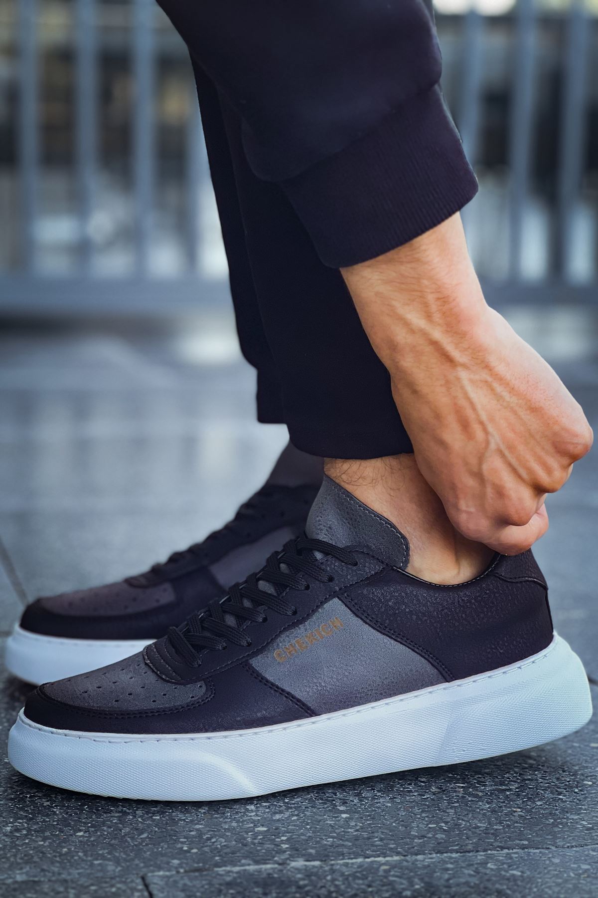 Chekich CH087 Günlük Erkek Ayakkabı SIYAH - Görsel 3