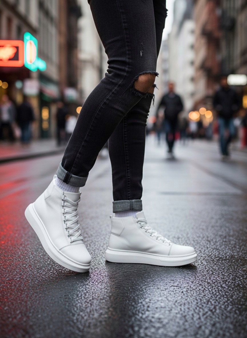 Boa BA0713 Erkek Bot Beyaz