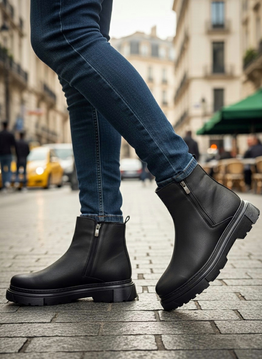 Boa BA0777 Erkek Bot Siyah