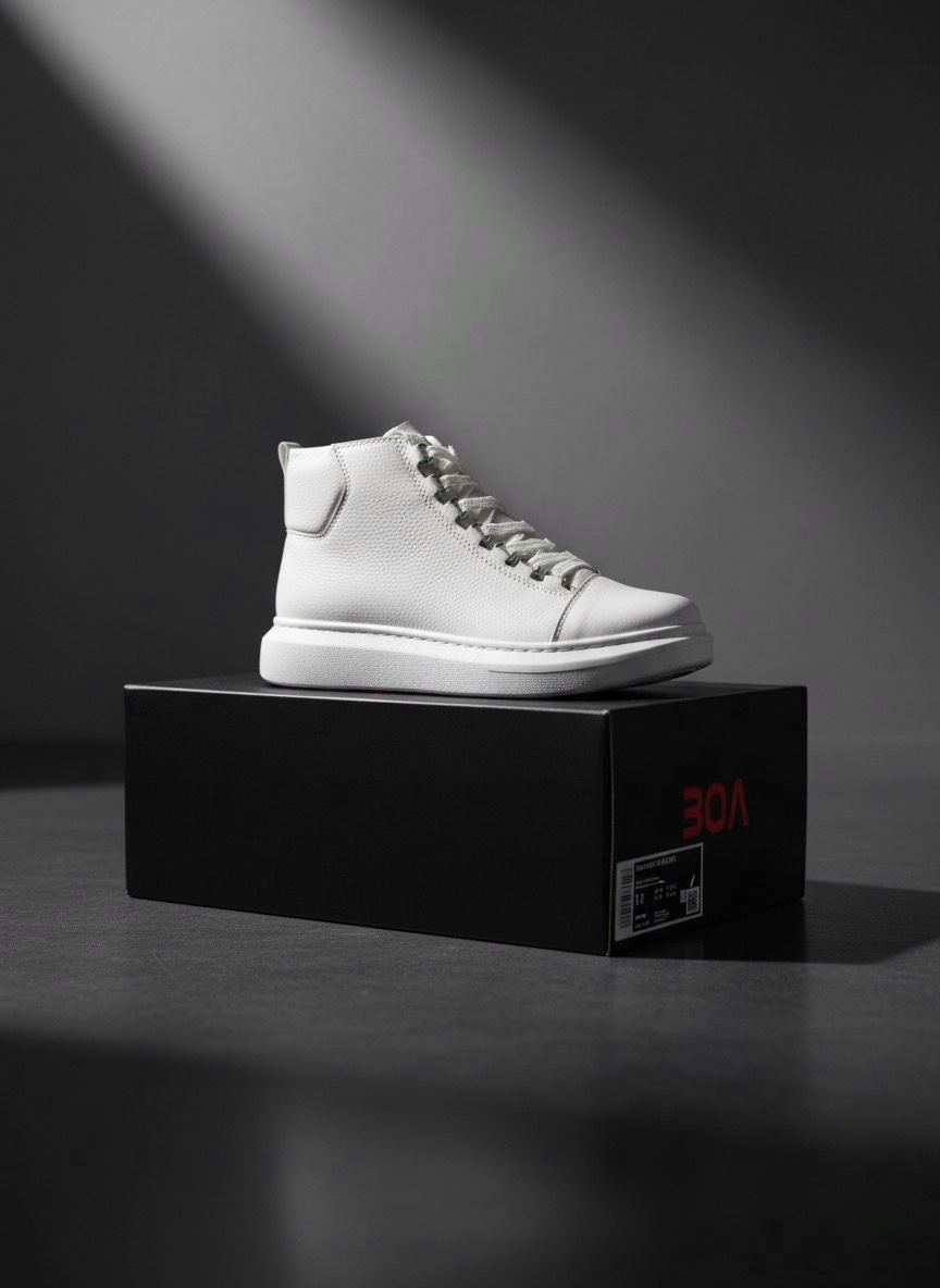 Boa BA0713 Erkek Bot Beyaz