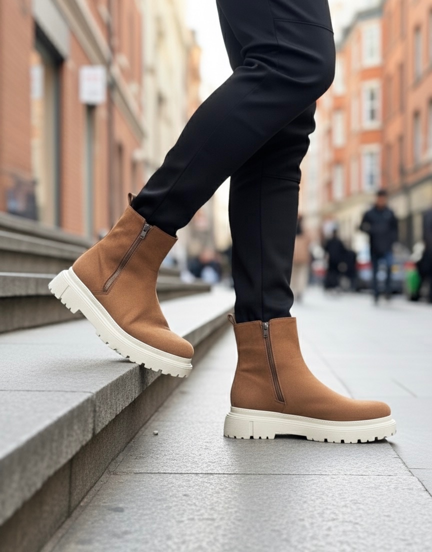 Boa BA0777 Erkek Bot Taba Süet