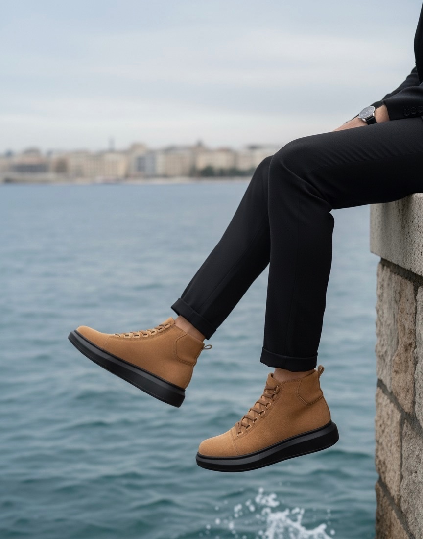 Boa BA0713 Erkek Bot Taba Süet