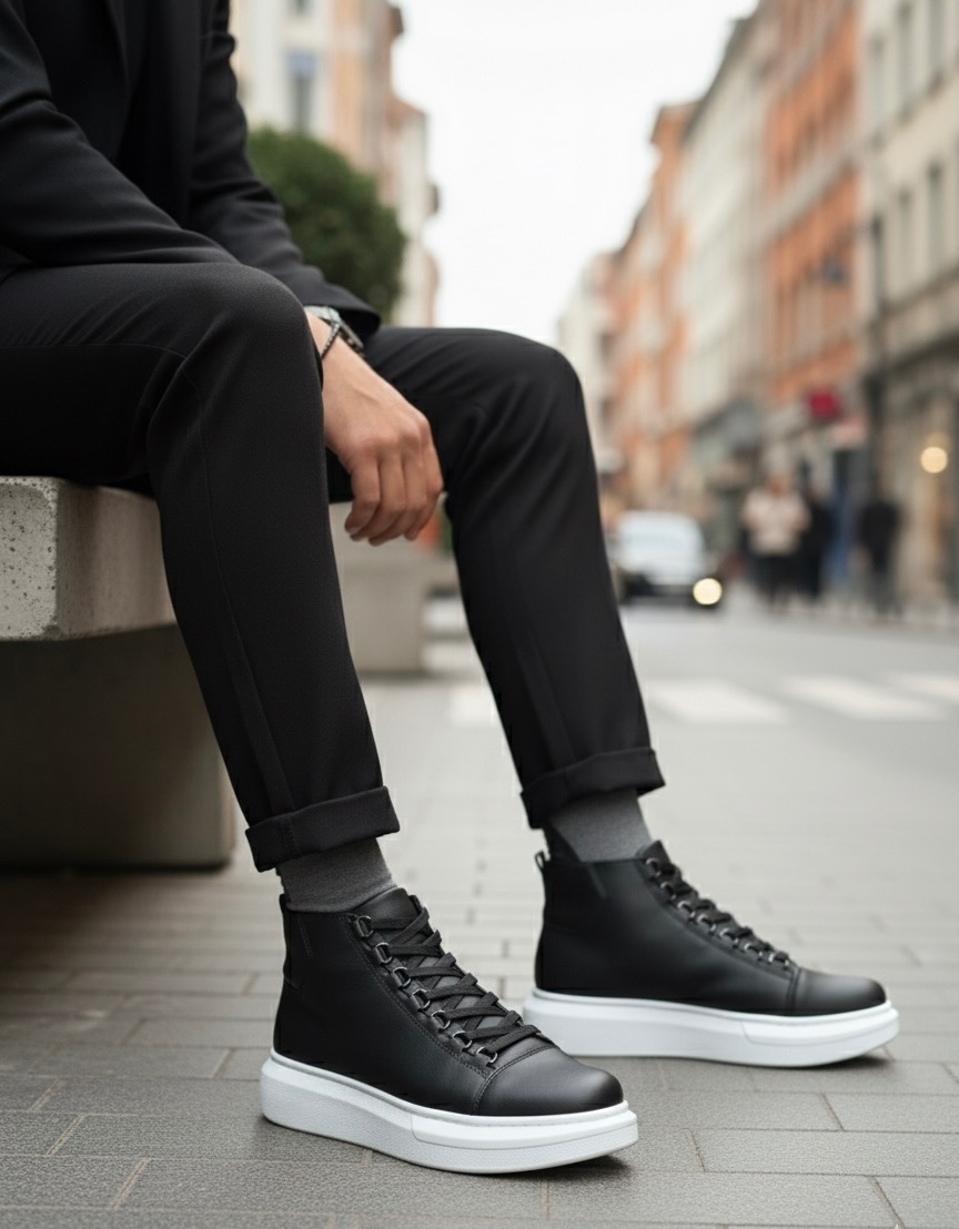 Boa BA0713 Erkek Bot SİYAH