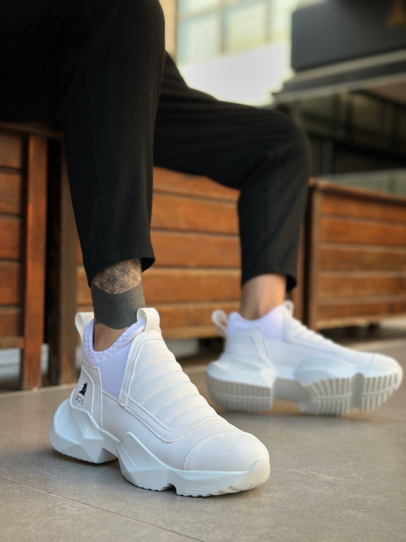 Boa BA0401 Erkek Bot Beyaz