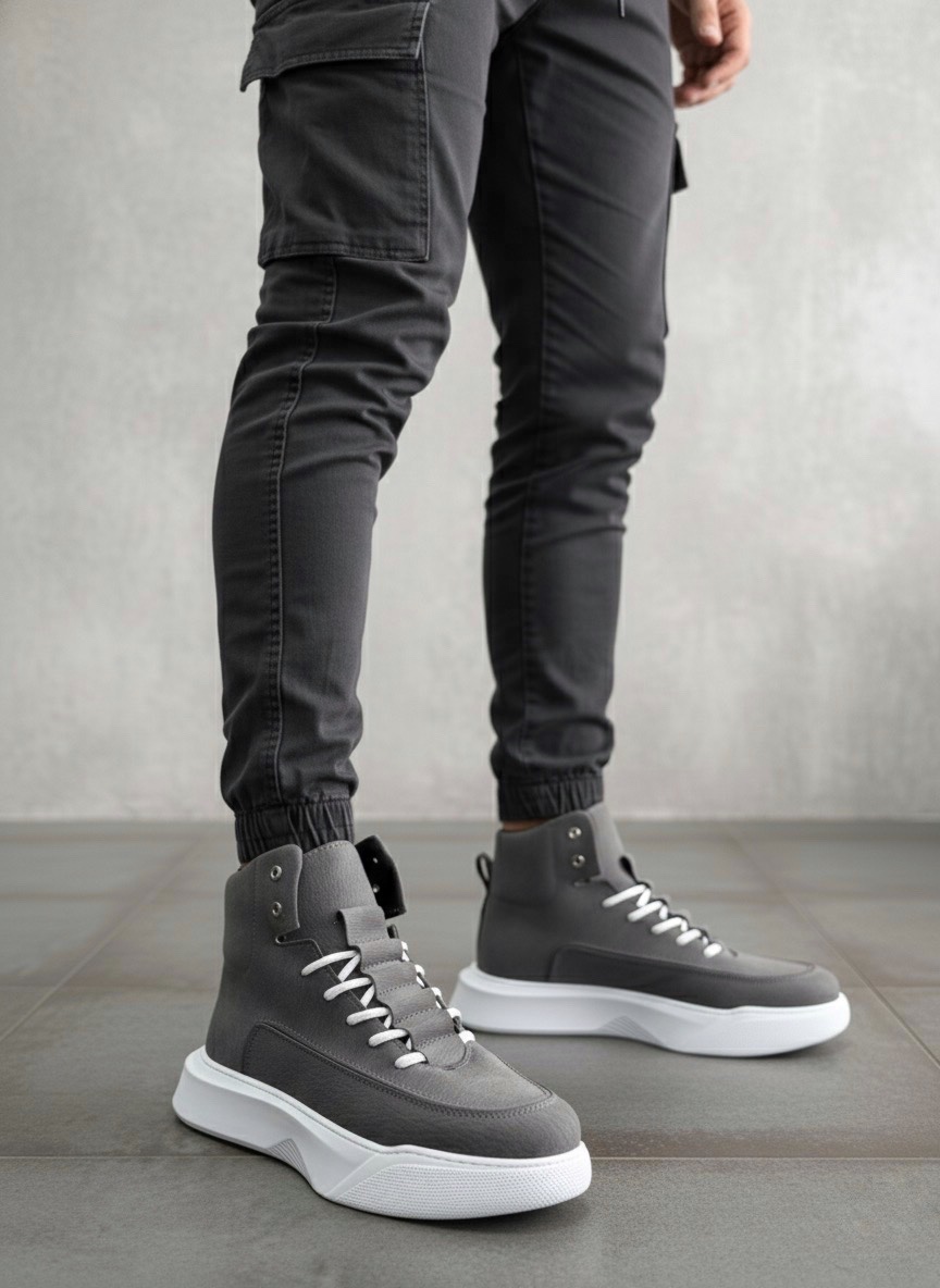 Boa BA0321 Erkek Bot GRİ