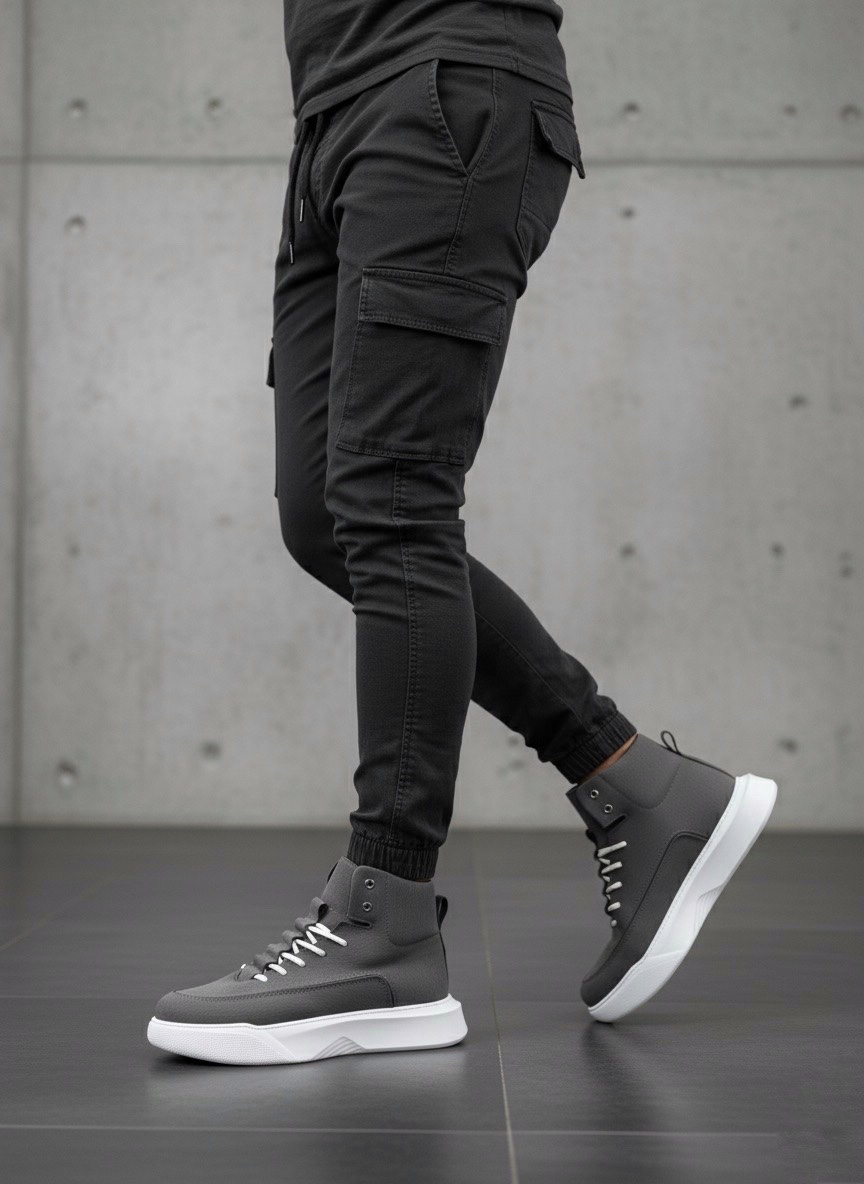 Boa BA0321 Erkek Bot GRİ