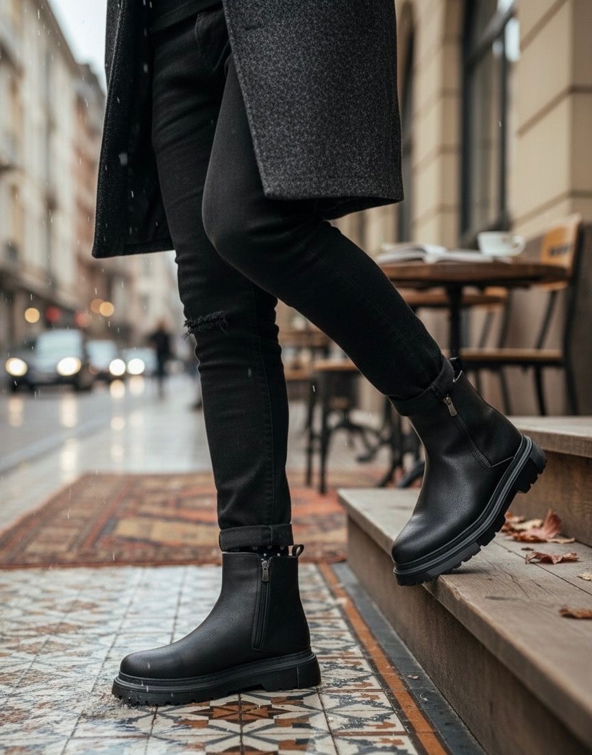 Boa BA0777 Erkek Bot Siyah