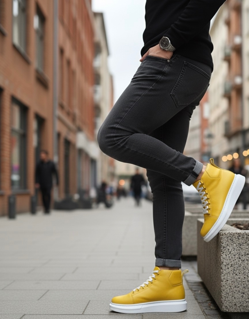 Boa BA0713 Erkek Bot Sarı