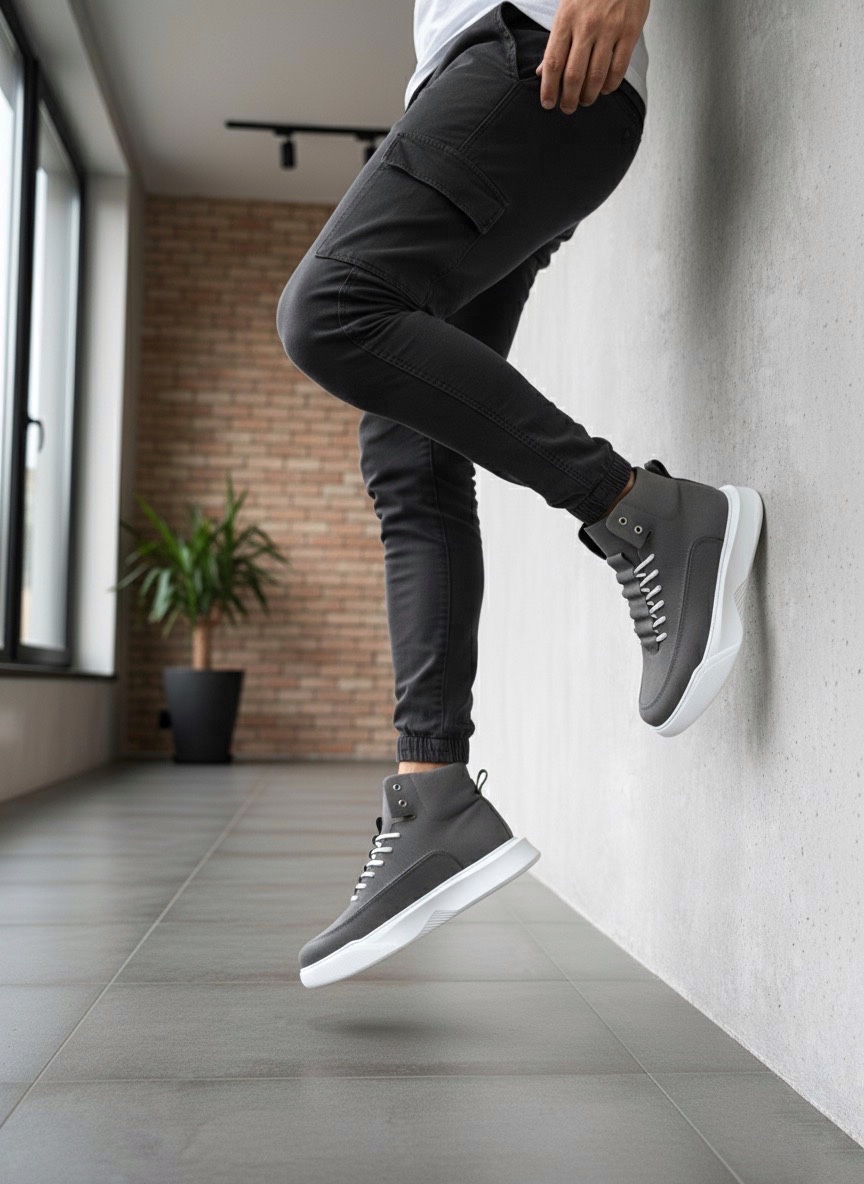 Boa BA0321 Erkek Bot GRİ