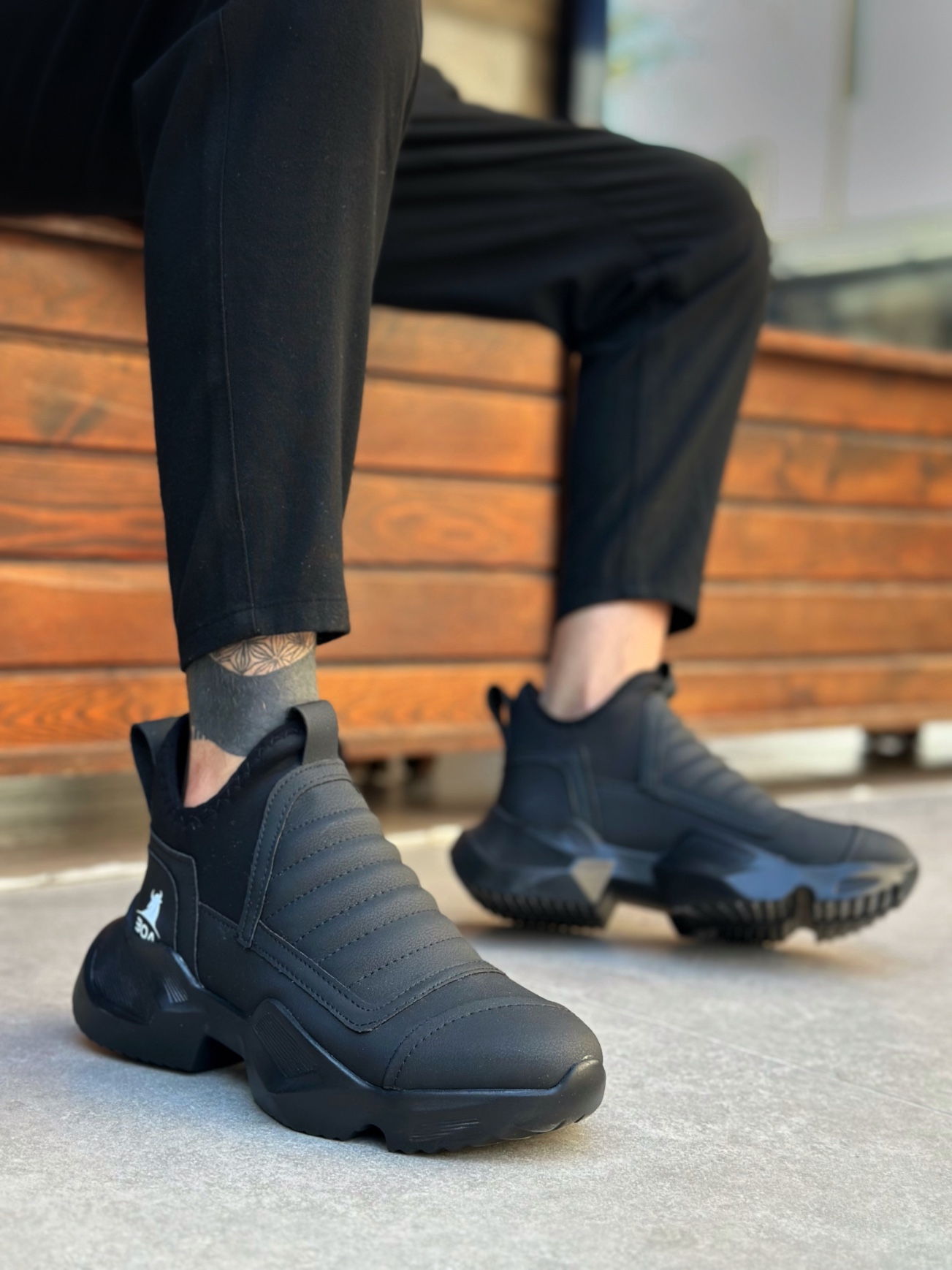 Boa BA0401 Erkek Bot Siyah