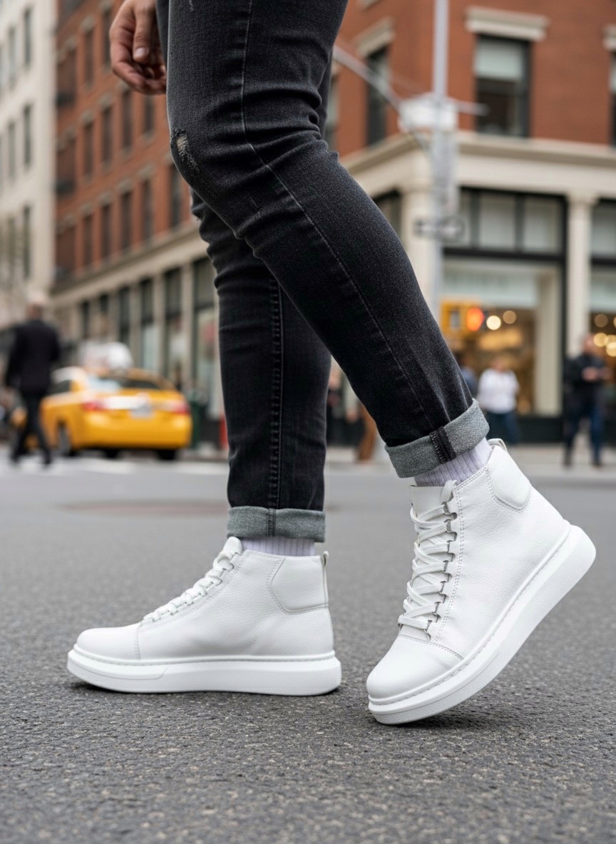 Boa BA0713 Erkek Bot Beyaz