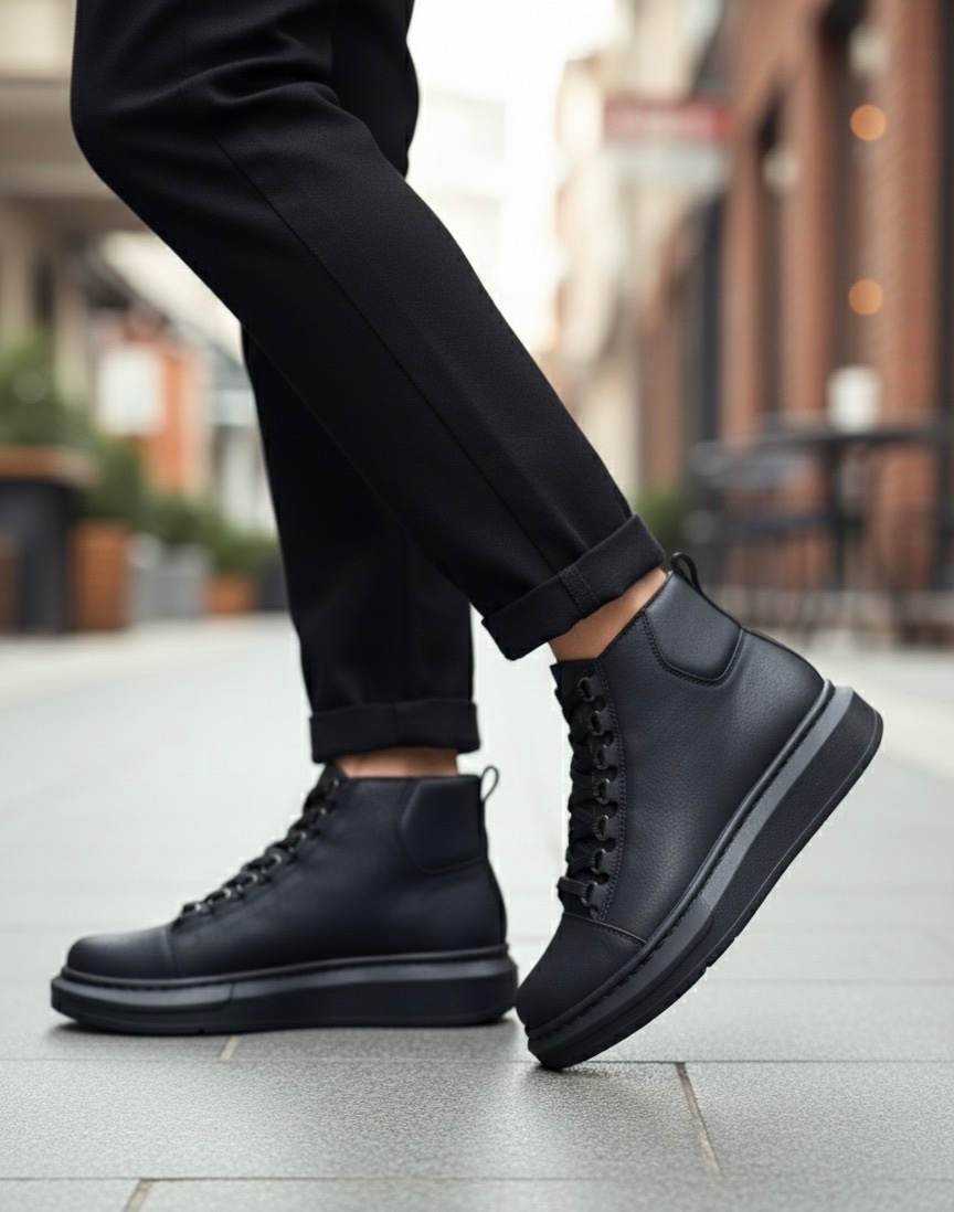 Boa BA0713 Erkek Bot SİYAH