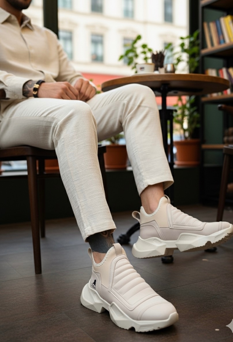 Boa BA0401 Erkek Bot Krem