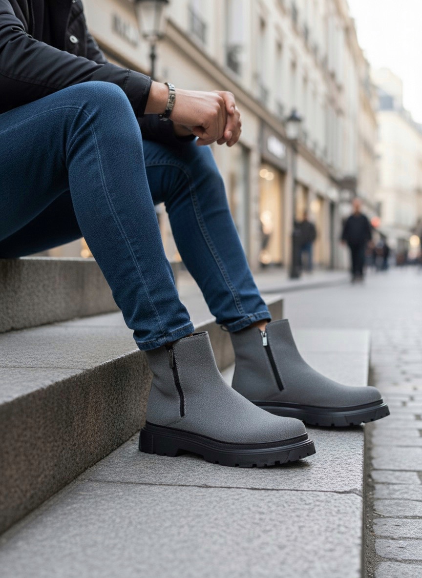 Boa BA0777 Erkek Bot Füme Süet