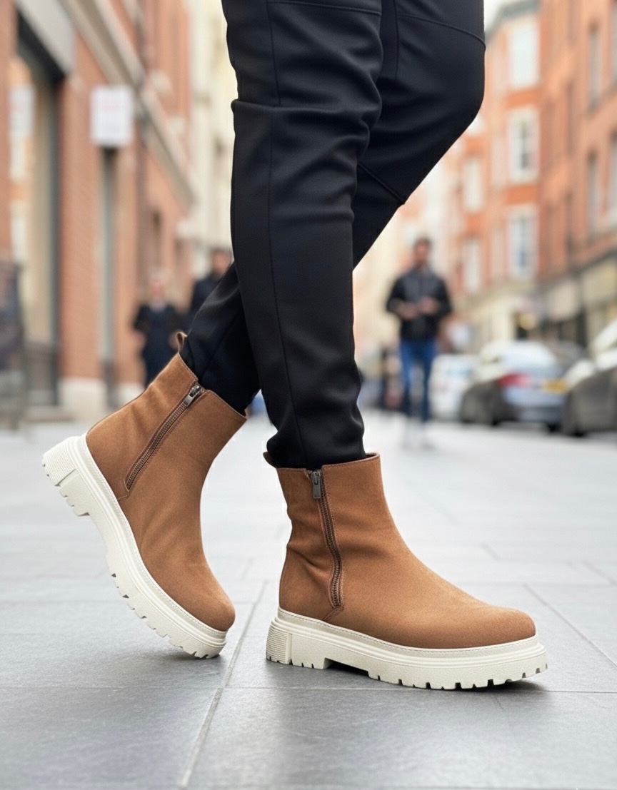 Boa BA0777 Erkek Bot Taba Süet