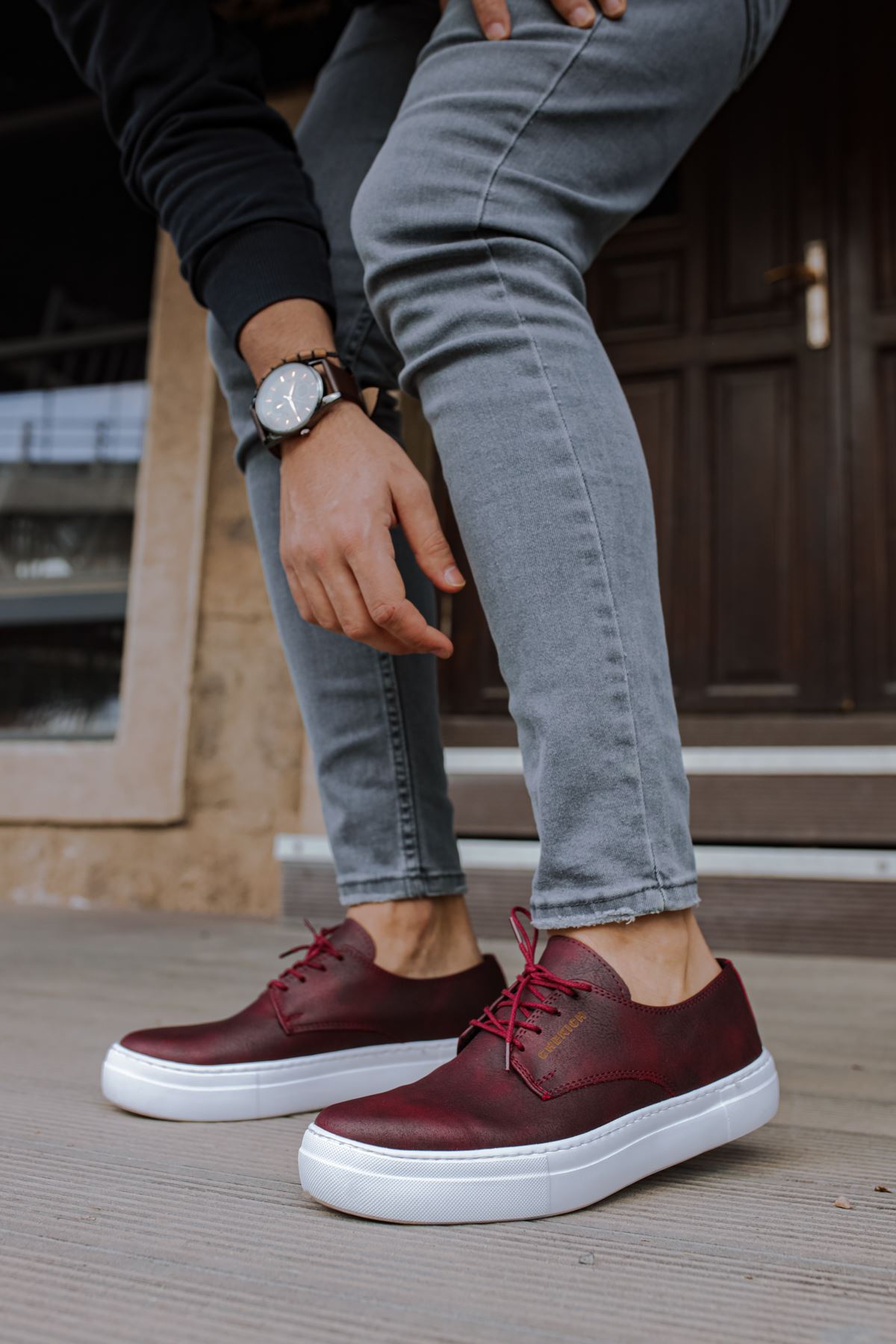 Chekich CH005 Günlük Erkek Ayakkabı BORDO