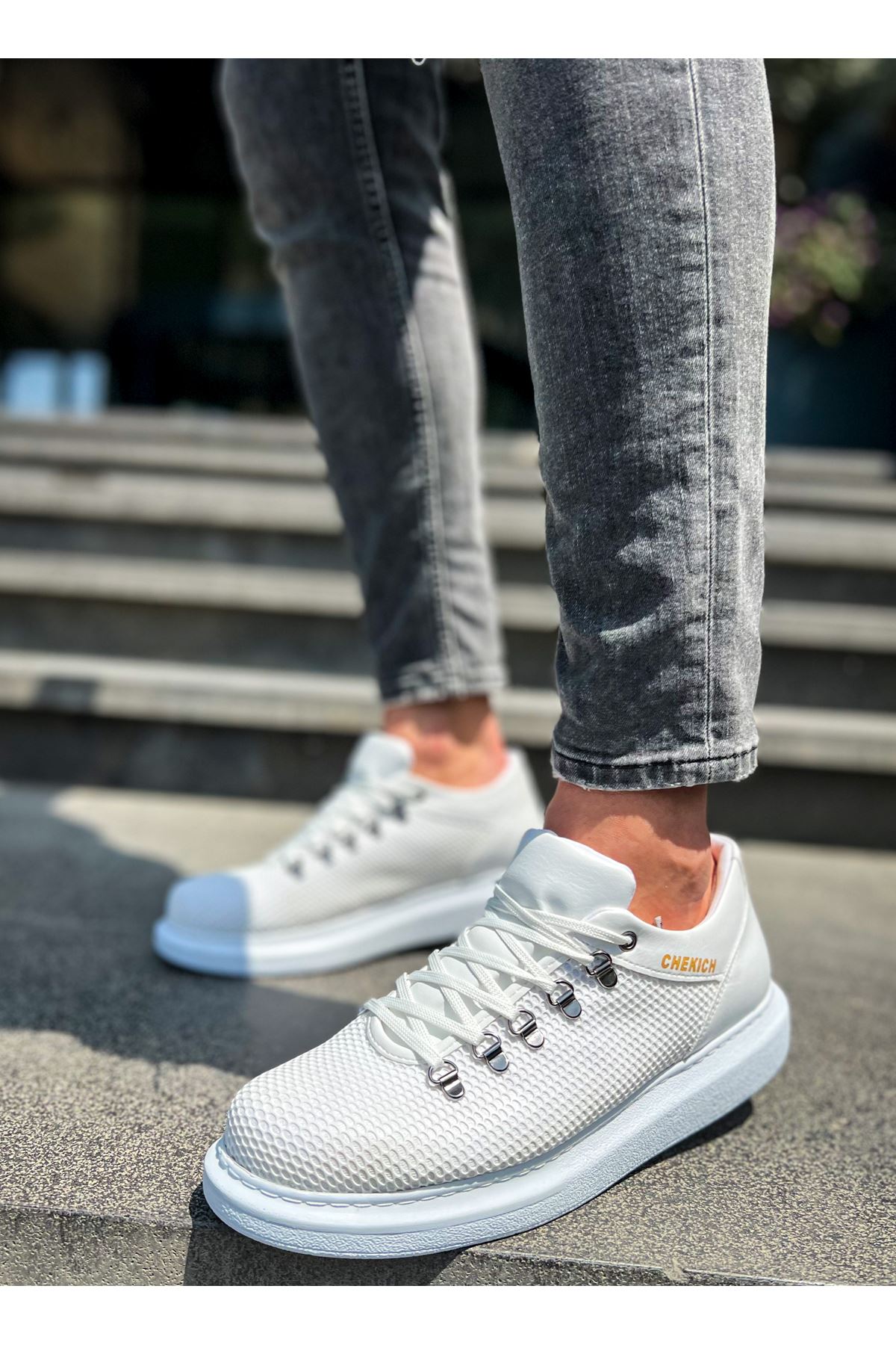 Chekich CH021 Günlük Erkek Ayakkabı BEYAZ
