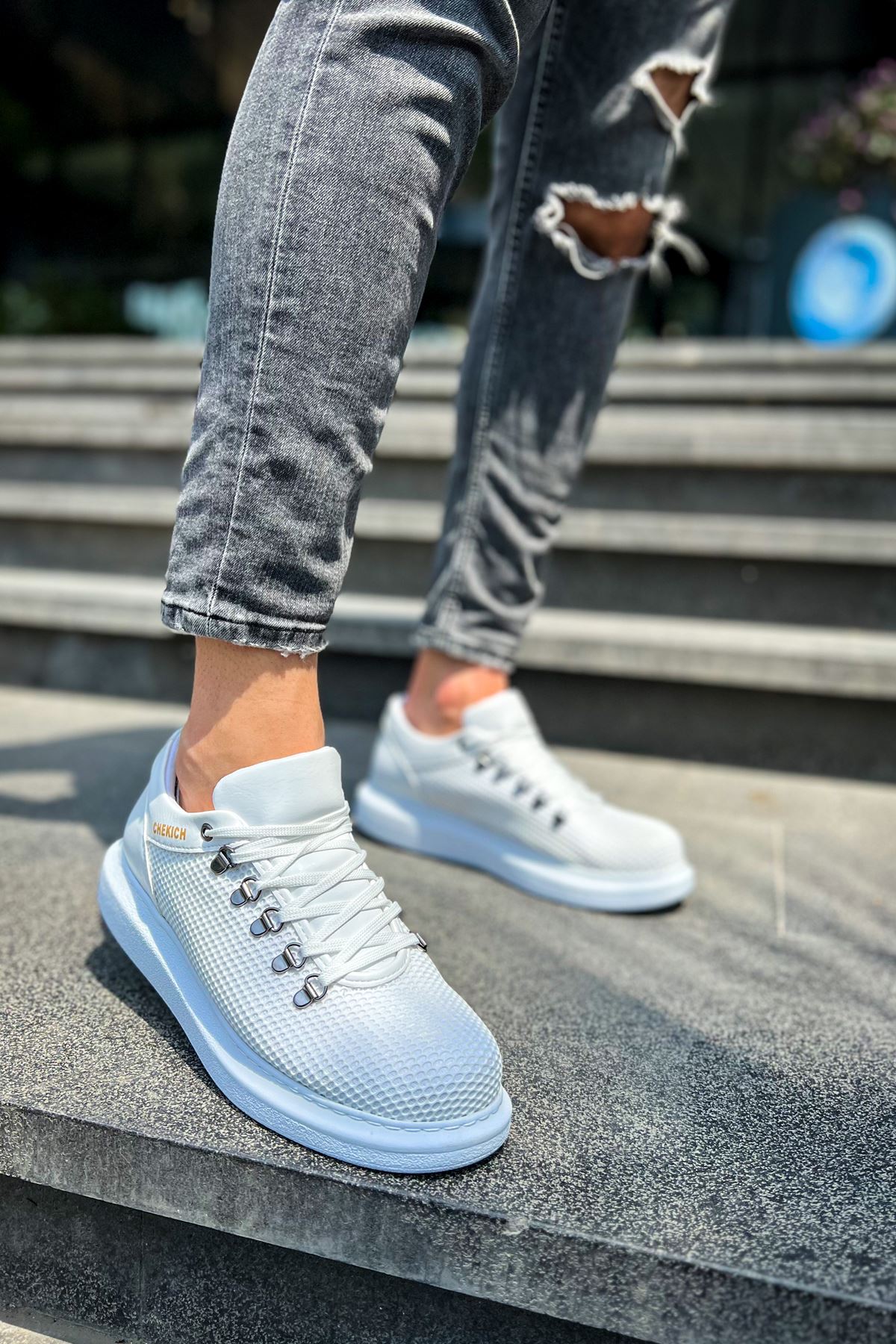Chekich CH021 Günlük Erkek Ayakkabı BEYAZ