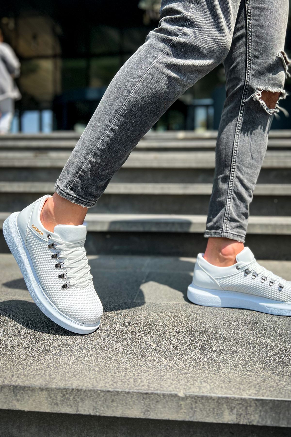 Chekich CH021 Günlük Erkek Ayakkabı BEYAZ