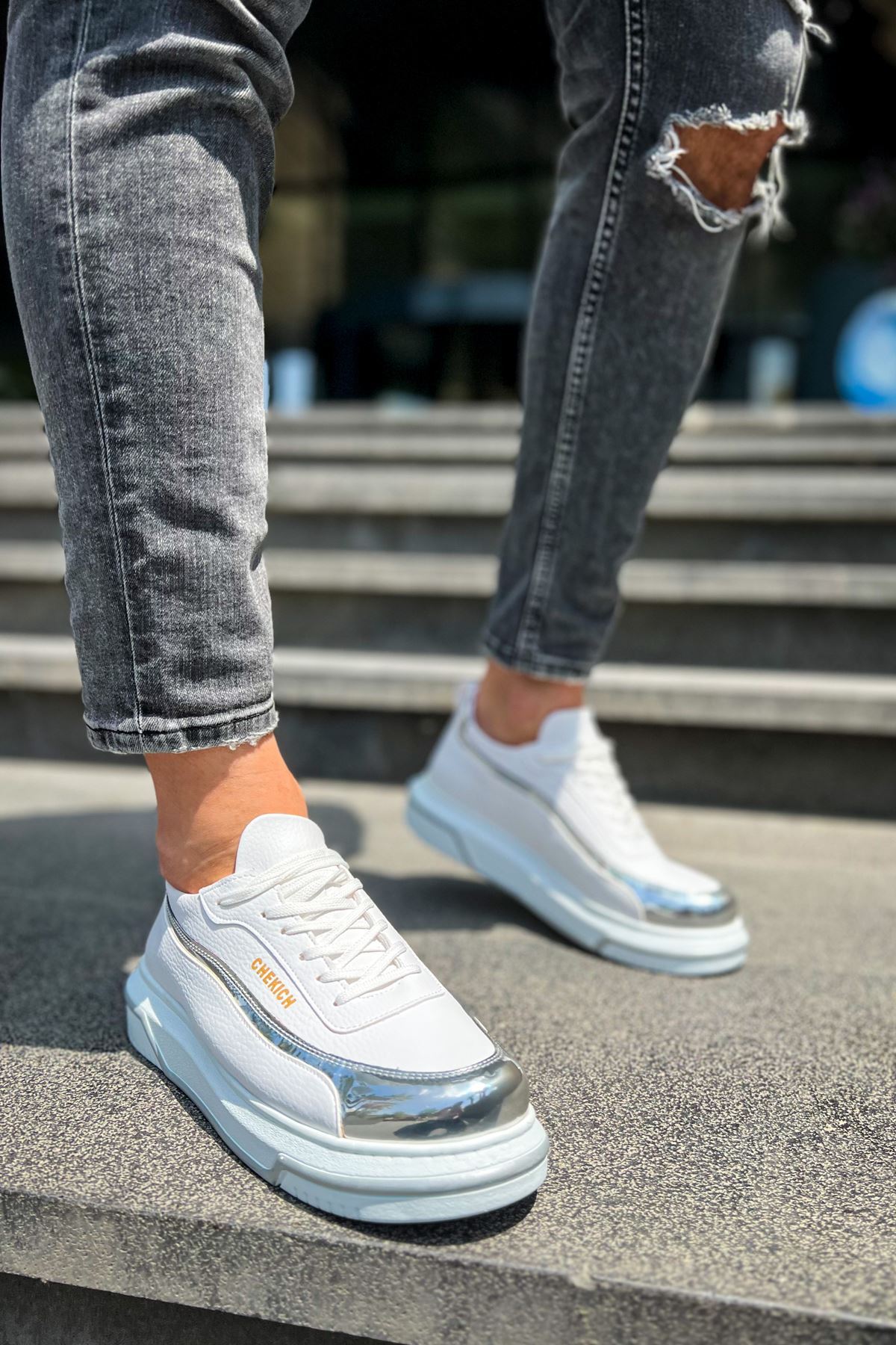 Chekich CH041 Günlük Erkek Ayakkabı BEYAZ