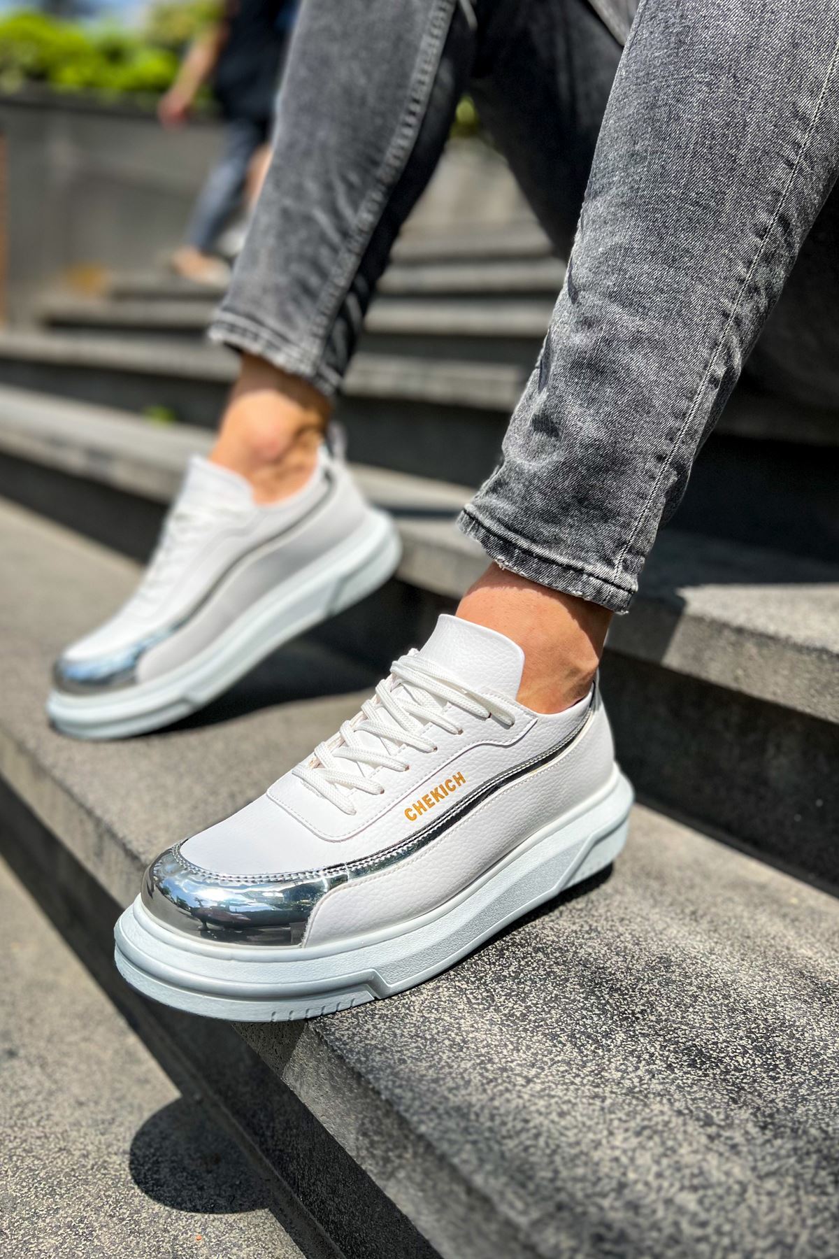 Chekich CH041 Günlük Erkek Ayakkabı BEYAZ