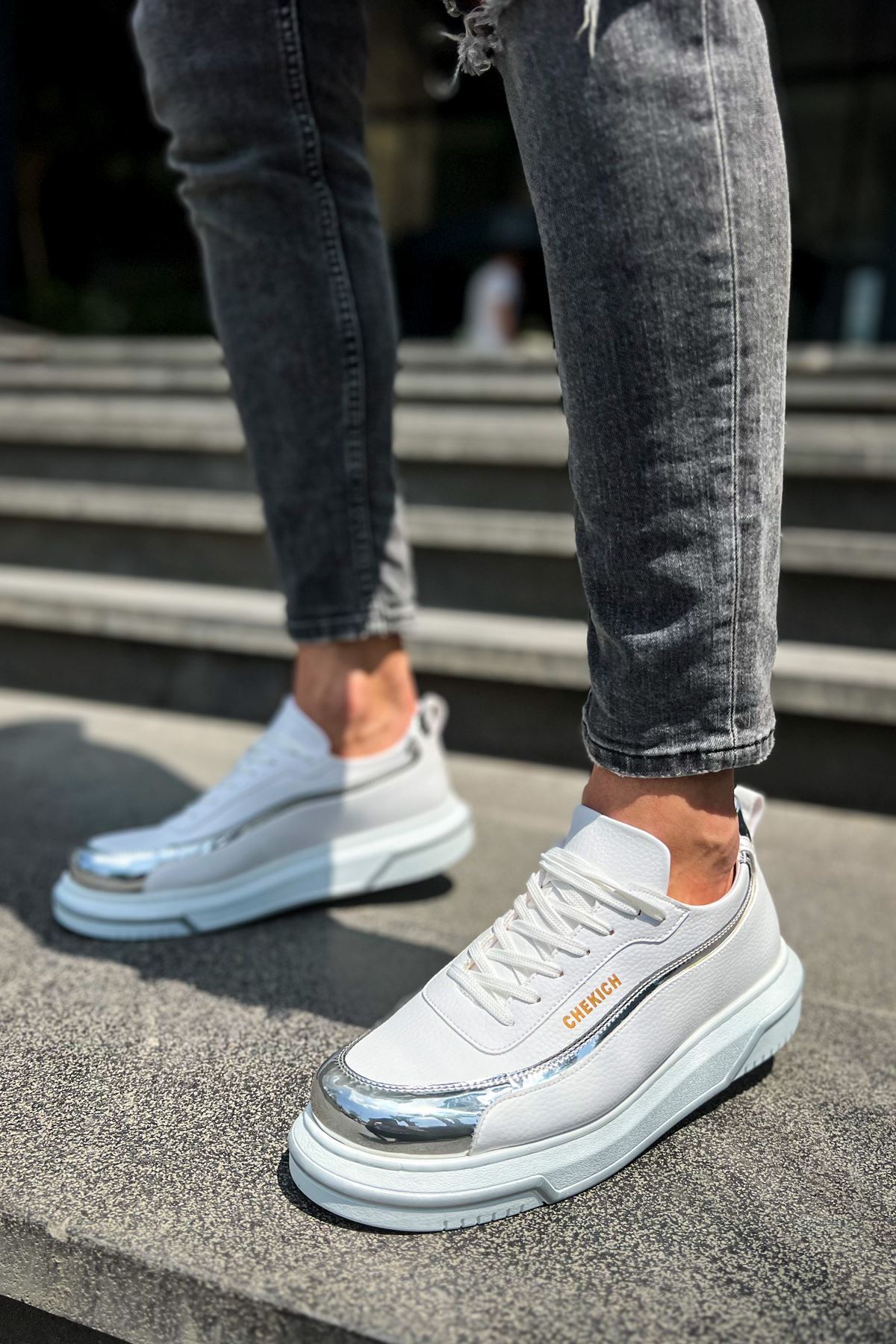 Chekich CH041 Günlük Erkek Ayakkabı BEYAZ