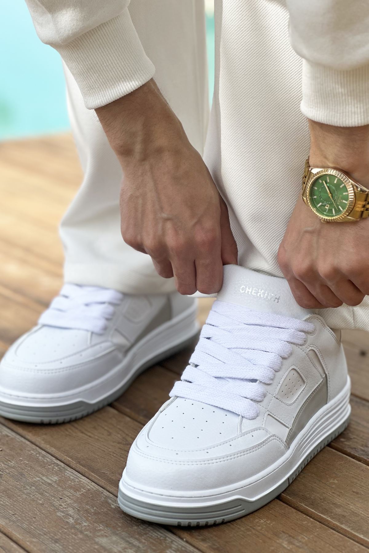 Chekich CH241 Günlük Erkek Ayakkabı BEYAZ