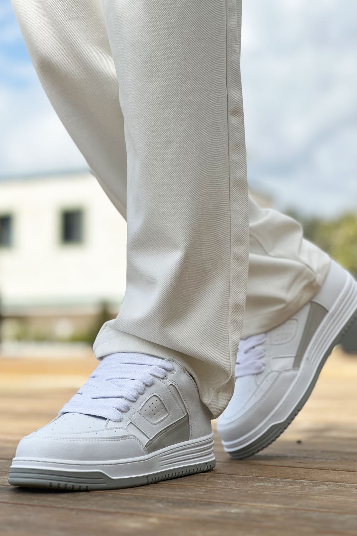 Chekich CH241 Günlük Erkek Ayakkabı BEYAZ