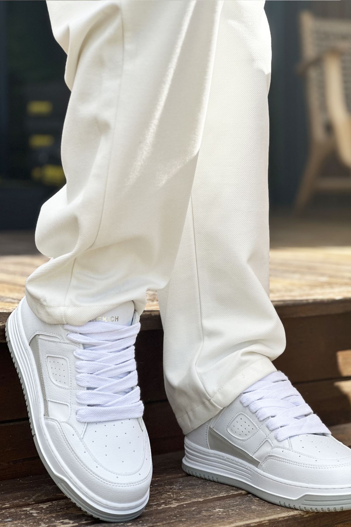 Chekich CH241 Günlük Erkek Ayakkabı BEYAZ