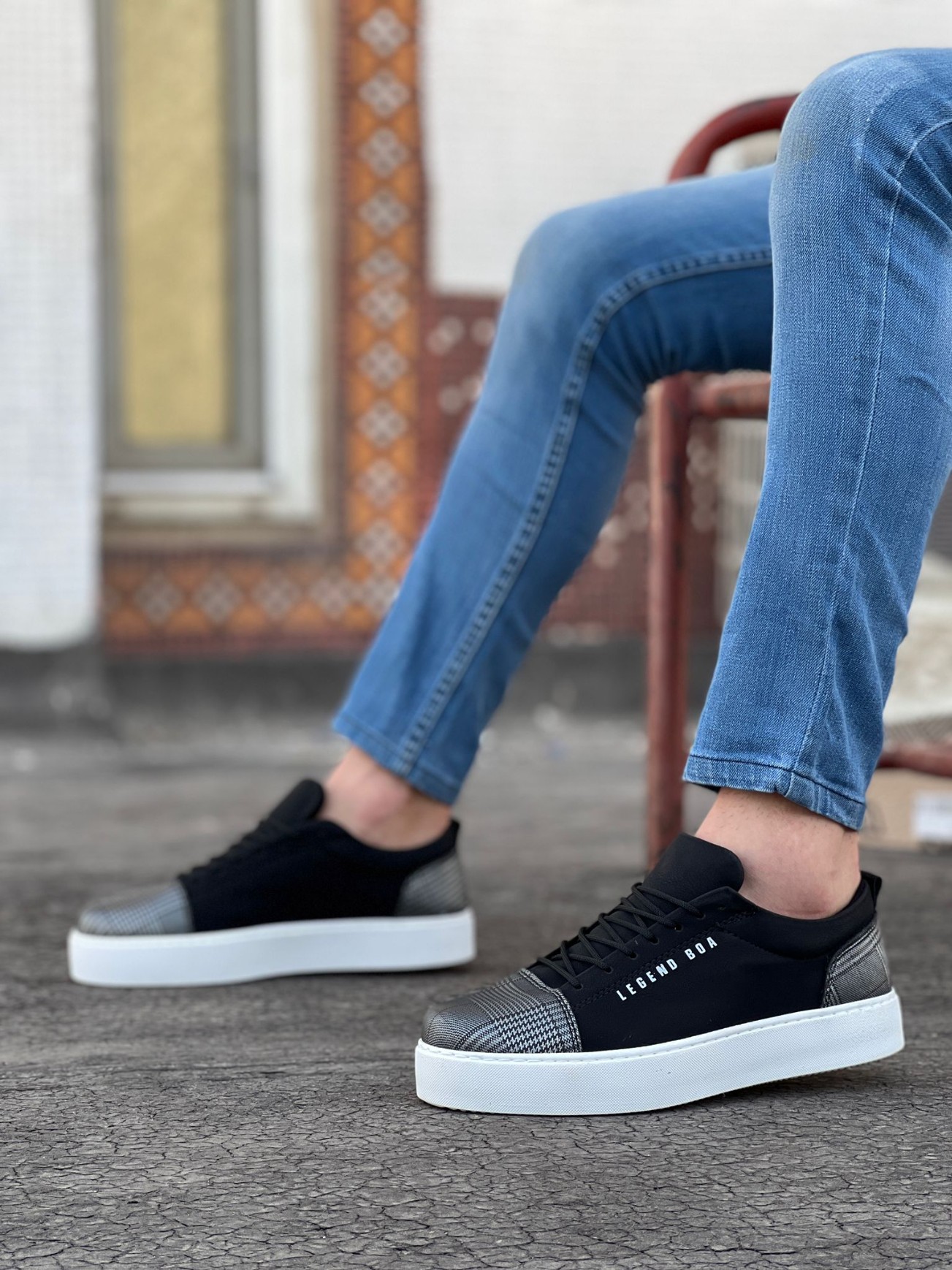 Boa BA104- Erkek Günlük Ayakkabı Siyah Süet