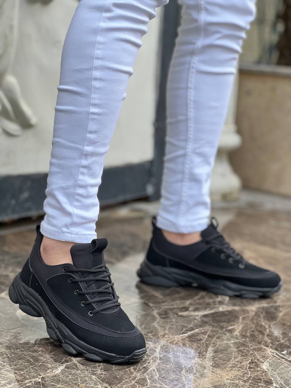 Boa KB-707 Erkek Günlük Ayakkabı Siyah Süet