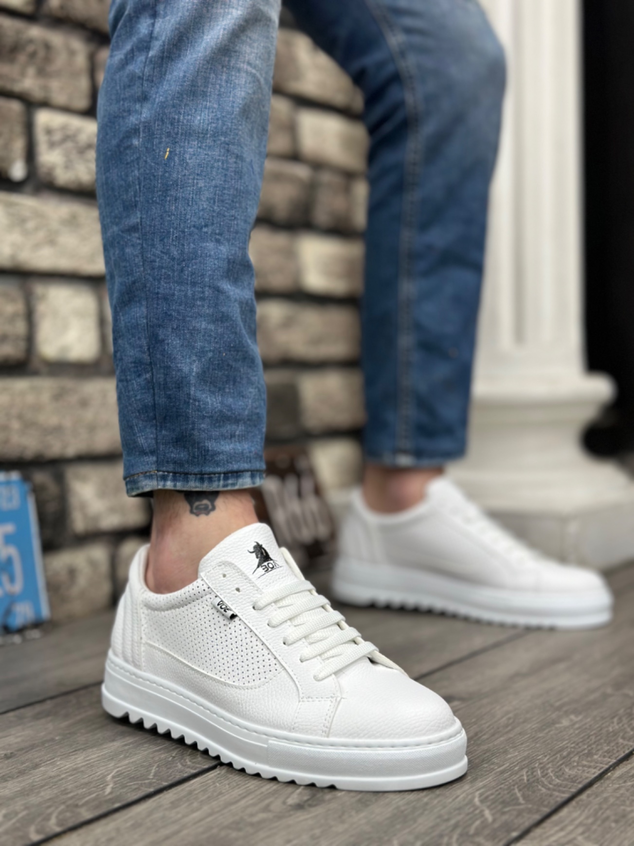 Boa BA0323 Erkek Günlük Ayakkabı Beyaz