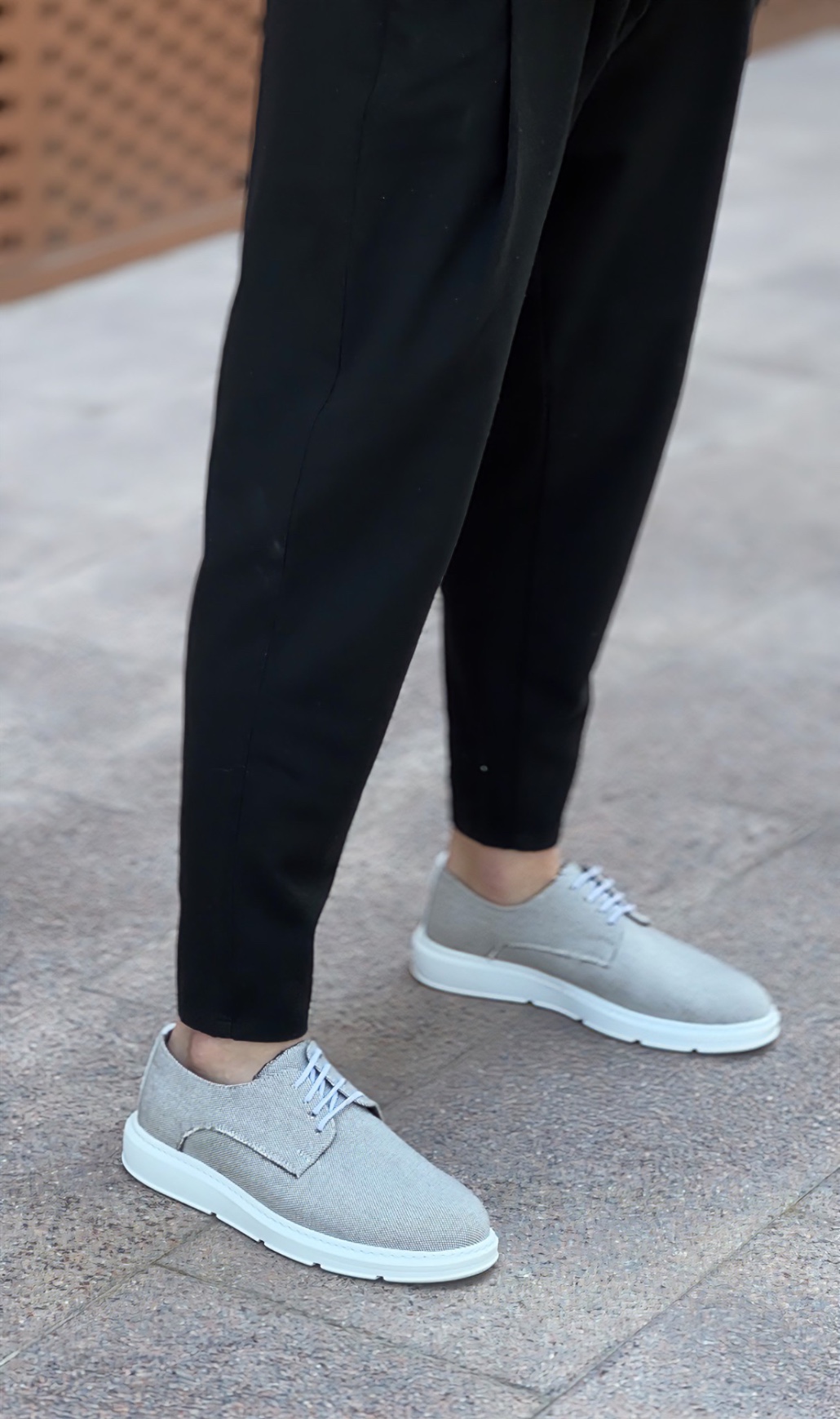 Boa BA0003 Erkek Günlük Ayakkabı GRİ Keten