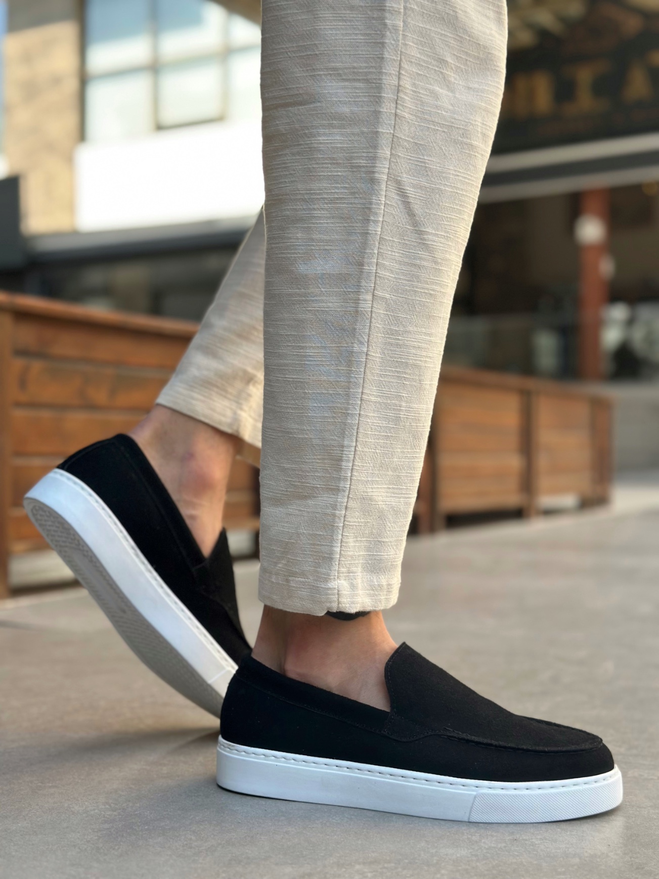 Boa BA0241 Erkek Günlük Ayakkabı SİYAH  Süet