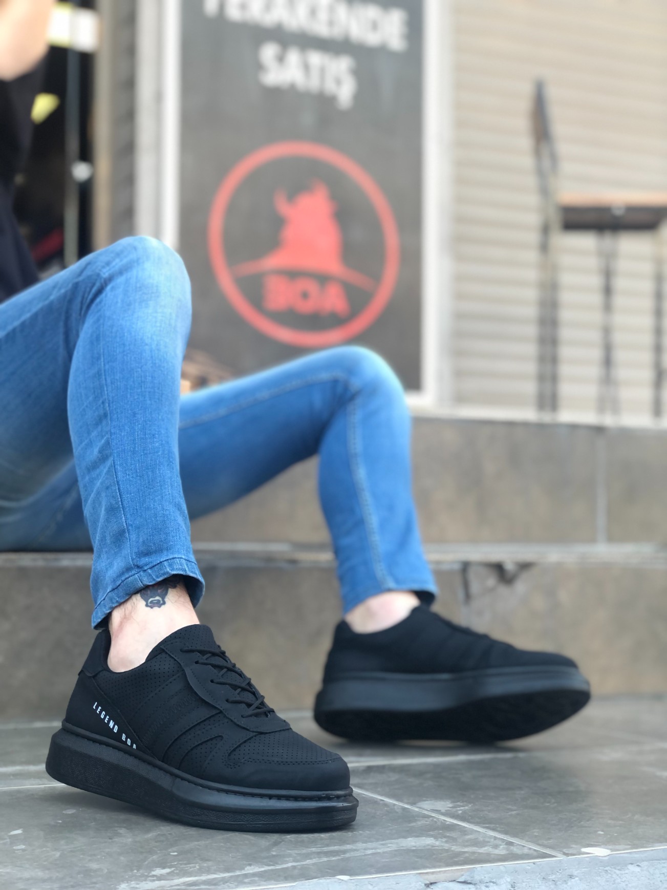 Boa BA0548 Erkek Günlük Ayakkabı SİYAH