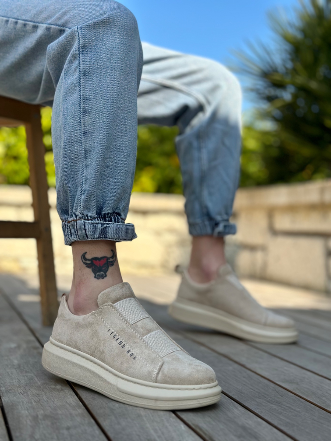 Boa BA0307 Erkek Günlük Ayakkabı Kum Beji Süet