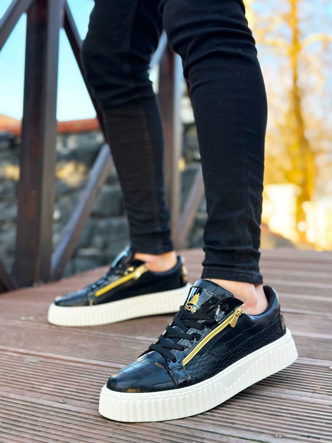 Boa SNR-03 Erkek Günlük Ayakkabı SİYAH