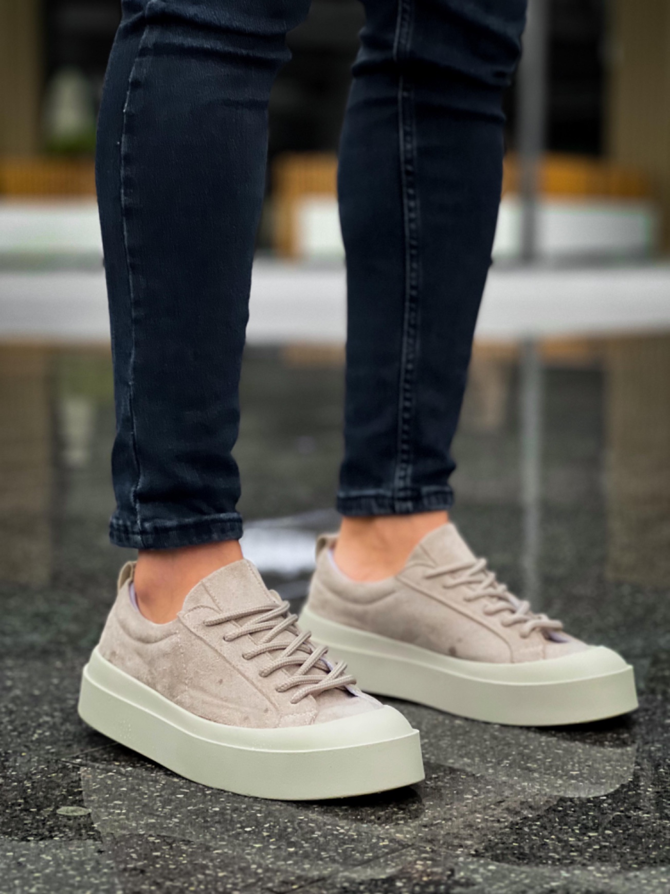 Boa BA0500 Erkek Günlük Ayakkabı Krem